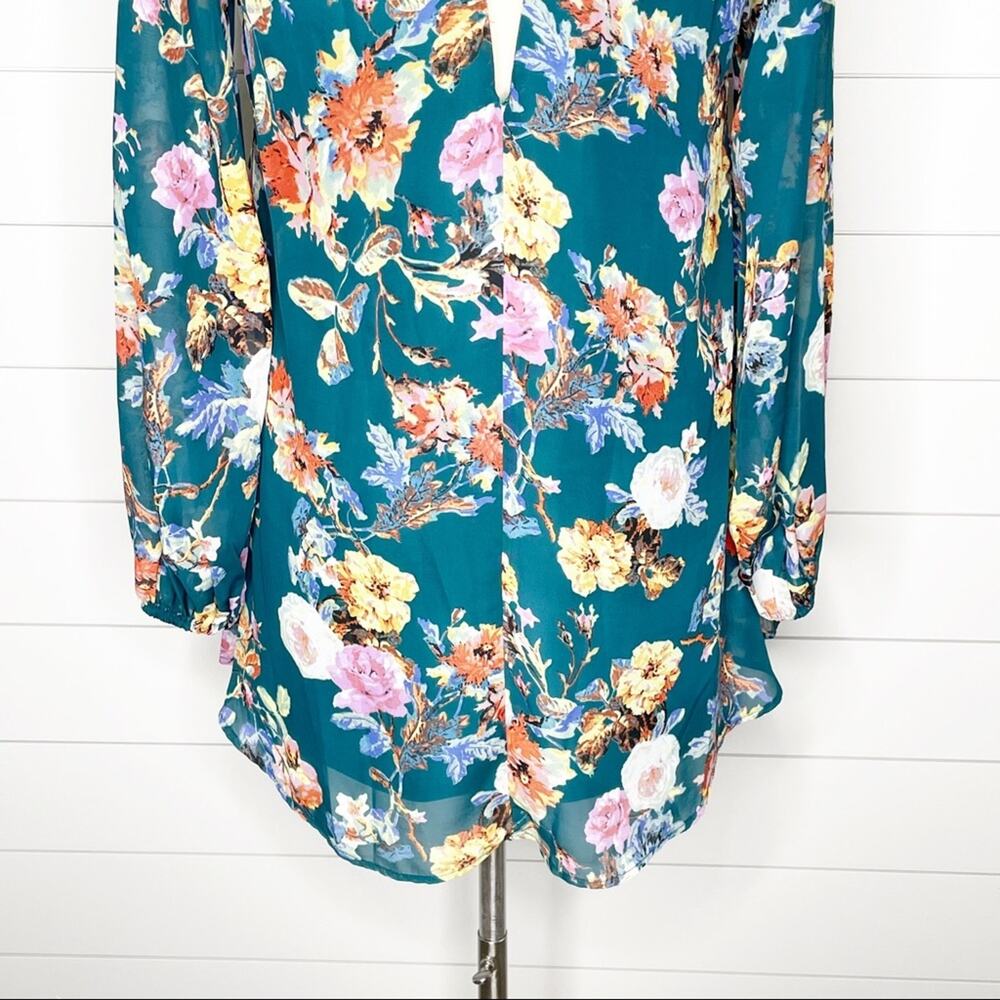 Show Me Your Mumu Donna Michelle Floral Tunic Dress Rosieo & Juliet Small - Picture 9 of 10
